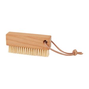Redecker Nail Brush Long Tampico Fibre with Leather Strap 9.5 cm