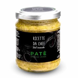 Ricette Da Chef Green Olive Pate 180 g Jar ITALY