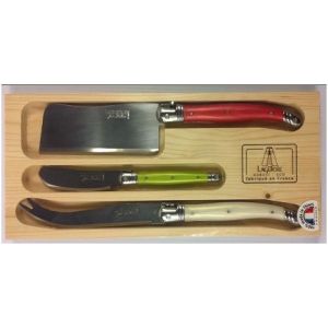 Laguiole 3 Pce Cheese Set VICT MIX STDF ECO Jean Dubost