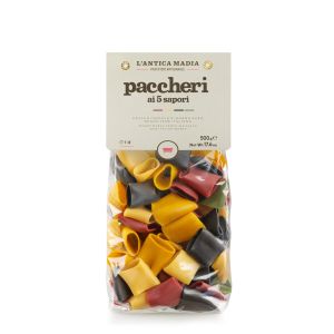 Pasta Antica Madia Paccheri 5 colours 500 g NEW