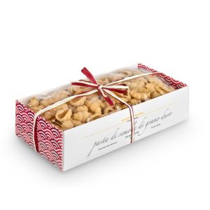 Pasta Antica Madia Conchiglioni Gift Tray Raffia bow 500 g