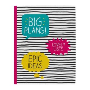 Wild & Wolf Happy Jackson Large Jotter Big Plans Stripe 