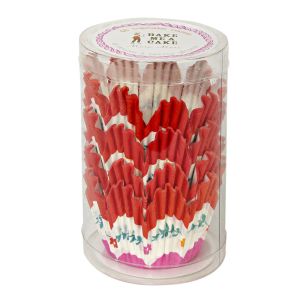 MM Pink &amp; Red Die Cut Bake Cups