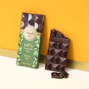 Venchi Bar Mint Dark Choc Crunchy 100 g