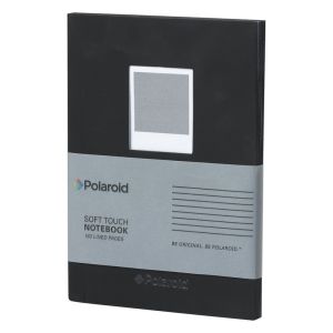 Wild and Wolf Polaroid Soft Touch Sml Notebook Black