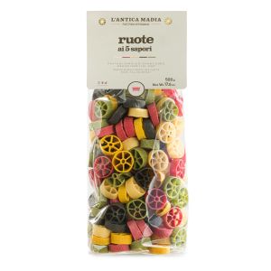 Pasta Antica Madia Ruote wheels 5 colour  500 g
