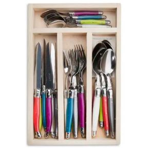 Laguiole 24 Piece Cutlery Set Victoria Mix