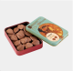 Amatller Choc Leaf Maxi-Tin Milk 32% 60g Assorted Designs