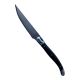 Laguiole SINGLE Grill Knife BLACK ABS serrated 1.2 LF HORECA