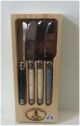 Laguiole Jean Dubost 4 Mini-Spreader Atelier Blue Color Handle MiFrance
