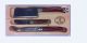 Laguiole 3 Piece Cheese Set - Red Iridescent Coloured Handle
