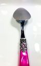 talian fine Cake Server with Pink Pearl Color Handle by EME