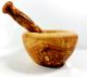 F&F OLIVEWOOD Mortar & Pestle 18cm Dia NHP19