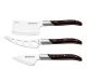 Legnoart REGGIO Cheese Set DarkHndl WoodCrate NEW17