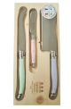 Laguiole 3 Pce Cheese Set PASTEL Open Box NEW