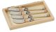 Laguiole Jean Dubost 4 Piece Mini Spreaders Ivory Color handles